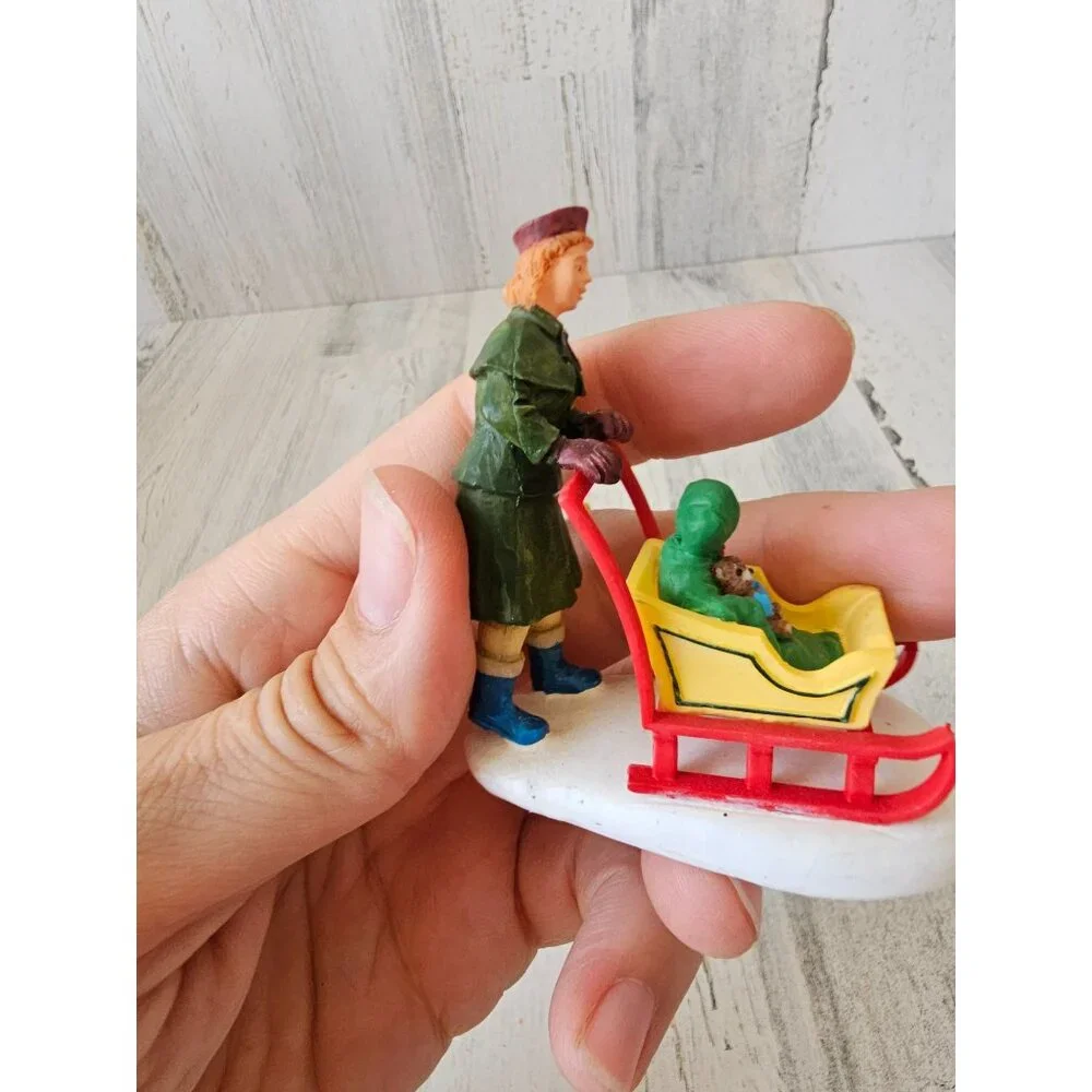 People‎ sled sledding village Xmas accessory children kids
